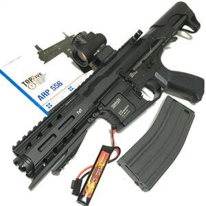 【動作快調!!】 G&G ARP556 電動ガン 電子トリガー ドットサイト セット!!