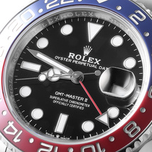ロレックス GMTマスターII 126710BLRO ブラック 3列 オイスターブレス ランダム番 中古 メンズ 腕時計_画像6