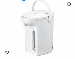 未開封　ピーコック 電気保温エアーポット(非沸とうタイプ) (3．0L) ホワイト WVP-30