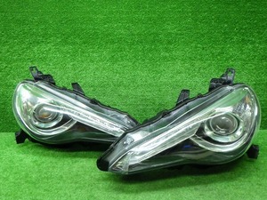 トヨタ　ZN6　86　前期　BRZ等　ヘッドライト　左右　HID　100-60082　AD　240423029