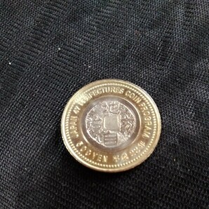 記念硬貨 地方自治法施行60周年記念 岐阜県 500円バイカラー・クラッド貨幣 １枚 未使用の画像2