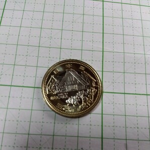 記念硬貨 地方自治法施行60周年記念 岐阜県 500円バイカラー・クラッド貨幣 １枚 未使用の画像3