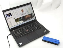 安さで勝負 高速SSD ノートパソコン 13.3型 lenovo ThinkPad X390 中古良品 第8世代 i3 無線 Bluetooth カメラ Windows11 Office 即使用可_画像1