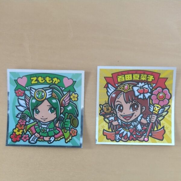 ももクロマンシール Zももか&百田夏菜子