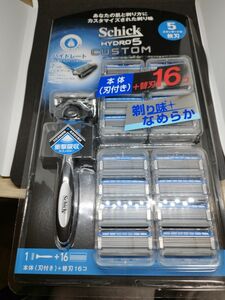 シックハイドロ5 カスタム ホルダー（刃付き）替刃16個 セット未開封品