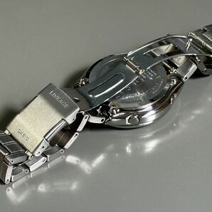 1円〜◆カシオ CASIO リニエージ LINEAGE ソーラー電波時計 LIW-110 シルバー文字盤 メンズ腕時計 稼働品 の画像7