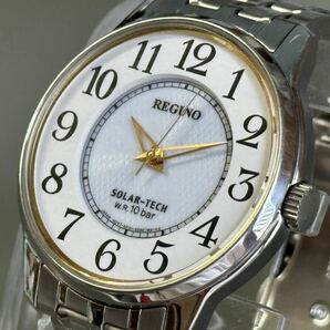 1円〜◆CITIZEN シチズン REGUNO レグノ SOLAR-TECH ソーラー E031-S058635 メンズ腕時計 稼働品の画像1