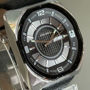 1円〜◆ディーゼル DIESEL クォーツ DZ-1117 メンズ腕時計 稼働品の画像2