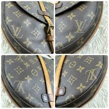 LOUIS VUITTON ルイヴィトン M51232 TH0931 モノグラム シャンティGM クロスボディ ワンショルダーバッグ レディース_画像5