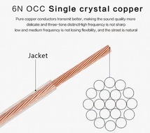 ☆☆☆6N occ単オーディオスピーカーケーブル0.5mm平方メートル☆素晴らしい音色になります☆10m☆２_画像4