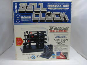 未組立 BALL CLOCK エレクトリック ボールクロック スナップ式 イケダセールス ユニーク時計 通電確認済 パーツ確認済 箱・説明書あり