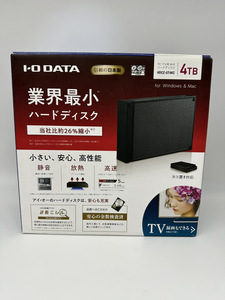 I-O DATA 外付けHDD HDCZ-UT4KC 4T 未使用