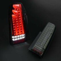 JB23 JB33 JB43 ジムニー 縦 ファイバー LED ビーム テール ライト スモーク ブラック 左右 新品 テールランプ_画像2