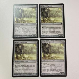 絡み線の壁　英語　4枚セット　MTG ミラディンの傷跡