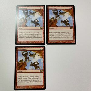 地震　英語　3枚セット　MTG M10