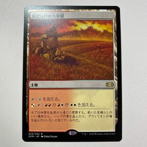 岩だらけの大草原　日本語　MTG ダブルマスターズ 