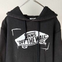 VANS バンズ　ロゴ　デカロゴ　スウェット　パーカー　フーディ　ストリート　古着_画像2