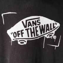 VANS バンズ　ロゴ　デカロゴ　スウェット　パーカー　フーディ　ストリート　古着_画像3