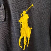 polo by ralph lauren ポロラルフローレン　デカロゴ　ロゴ刺繍　ポロシャツ　半袖_画像3