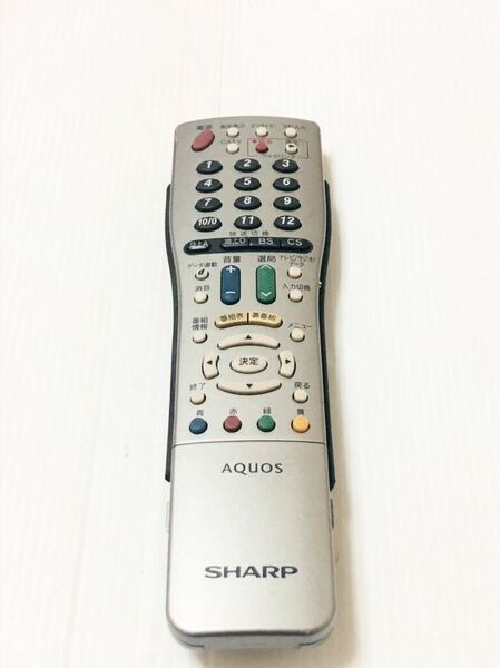 C 送料無料　シャープ　　　 AQUOS/アクオス　純正　テレビ用リモコン　 GA632WJSA　　動作品　LC-26GH4 LC-26GH3