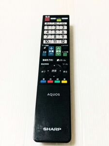 C 02 送料無料　動作確認済み　SHARP シャープテレビリモコン GB069WJSA