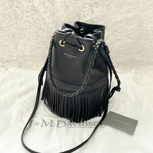 * beautiful goods *J&M DAVIDSON J & M Davidson car ni bar bag 2way shoulder bag handbag black 