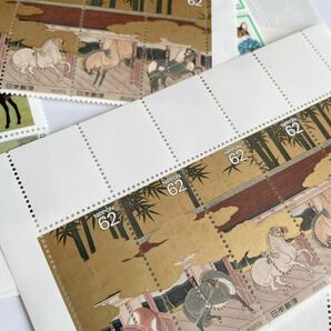 額面割れ出品 バラ未使用品、ふみの日切手他 まとめて額面総額18541円の画像3