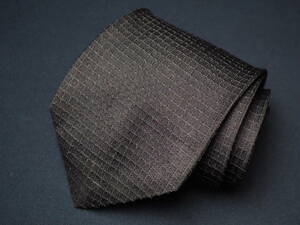  beautiful goods [HUGO BOSS Hugo Boss ]A2887 black black Italy made in Italy SILK brand necktie old clothes superior article 