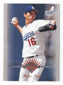 レア！【野茂英雄 ／ Hideo Nomo】1997 Leaf Fractal Matrix #99 ★ Los Angeles Dodgers ドジャース