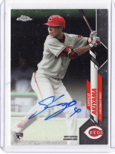 直筆サインカード！【秋山翔吾 ／ Shogo Akiyama】2020 Topps Chrome - ROOKIE AUTO ★ レッズ Reds 広島 カープ Carp ★ RC ルーキー