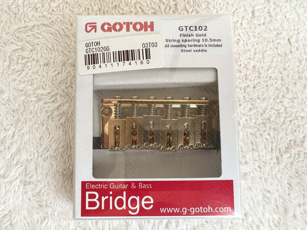 【未使用品】GOTOH GTC102 GOLD