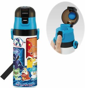 【新品】水筒 直飲み 470ml ステンレスボトル ダイレクト skater スケーター SDC4 ポケットモンスター ポケモン