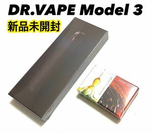 ★新品未開封・最新モデル★ ドクターベイプ3 ブラック本体＋クラシックスモーク付き！ロックビル 電子たばこ 禁煙グッズ