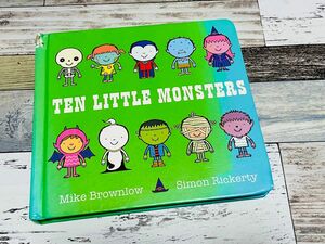 TEN LITTLE MOBSTERS 洋書 英語 ボードブック ハロウィン絵本