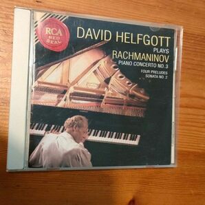 CD　DAVID HELFGOTT ラフマニノフピアノ協奏曲第3番　デヴィット　ヘルフゴット