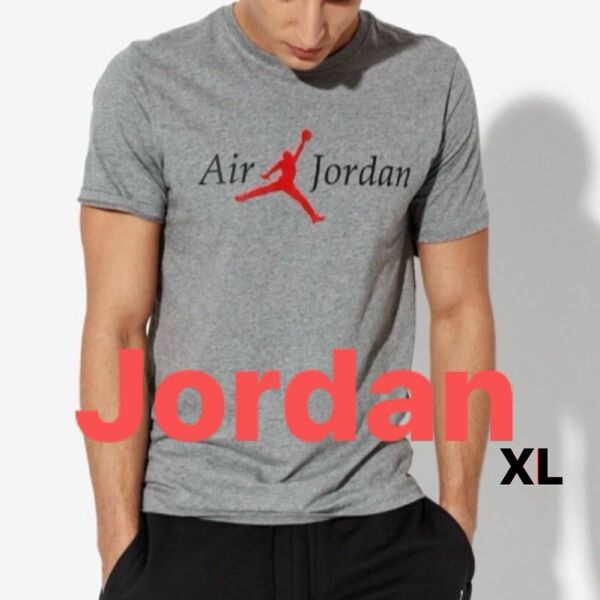 マイケルジョーダン Air Jordan Tシャツ GRAY XL Michael Jordan グレー NBA バスケット