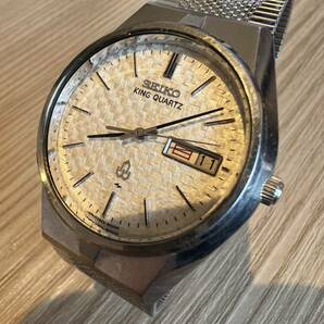 セイコー SEIKO KING QUARTZ 0853-8035 クォーツ デイデイト 腕時計 の画像2