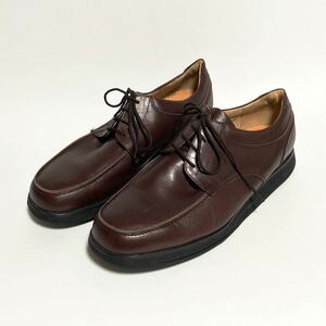 Florsheim ☆ ブラウン レザー シューズ ビジネスシューズ 天然皮革 革靴 メンズ D7 25cm相当 ビジネス フローシャイム ■SFW16