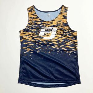 New Balance FJ チーム 肩紐留め付き◎ タンクトップ ネイビー レディース M ランニング ランナー 陸上 ジョギング ニューバランス■SAP172