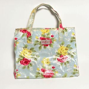 Cath Kidston ☆ 汎用性◎ 花柄 トートバッグ フラワー バッグ ライトブルー 買い物バッグ お出かけ 小物入れ 人気 キットソン■SBA62