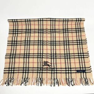 BURBERRY ☆ ウール ひざ掛け ノバチェック ベージュ 118cm 秋冬 オフィス 防寒 オシャレ 人気 バーバリー ロンドン■SAC105