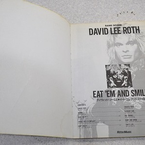 中古■DAVID LEE ROTH EAT 'EM AND SMILE デイビッドリーロス イートエムアンドスマイル バンドスコア 楽譜 リットーミュージックの画像6