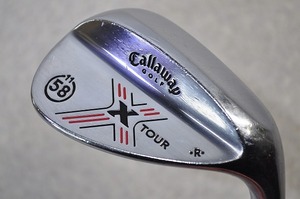 中古①■単品ウェッジCallaway　キャロウェイ X TOUR　58-11 FORGED MD N.S PRO990GH メンズ右 ゴルフクラブ