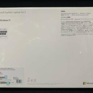 ★激安1円スタート1台限り★新品未開封品★即決★送料無料★Microsoft Surface Laptop Go3品番XJB-00004プラチナ大画面12.4インチ学生/在宅の画像5