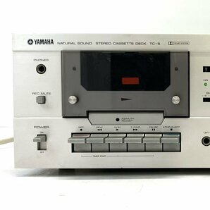 YAMAHA TC-5 ヤマハ カセットデッキ 再生OK 出力OK 動作/状態説明あり◆現状品【福岡】の画像2