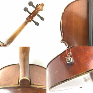 SUZUKI VIOLIN 鈴木バイオリン No.71 4/4チェロ 1966年製★ジャンク品の画像10