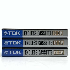 美品 TDK EC-3M エンドレスカセットテープ 3分用/3巻セット●未開封品【TB】の画像3