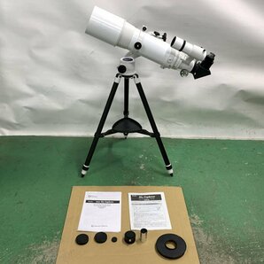 Kenko SE120 ケンコー 天体望遠鏡 D=120mm F=600mm 説明書/天頂ミラー/接眼アダプタ/接眼レンズ/キャップ付き●ジャンク品の画像1