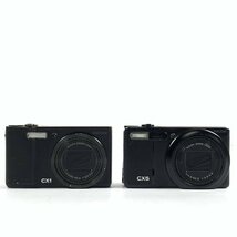 RICHO リコー CX1 / CX5 コンパクトデジタルカメラ まとめ売り2台セット　バッテリー(CX1)付き●現状品_画像2