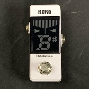 KORG コルグ Pitchblack mini チューナー [ギター/エフェクター]★動作品【TB】